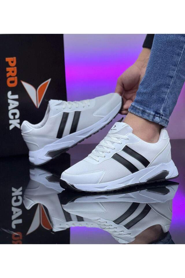 BEYAZ ERKEK GÜNLÜK SNEAKER SPOR AYAKKABI Beyaz - 41