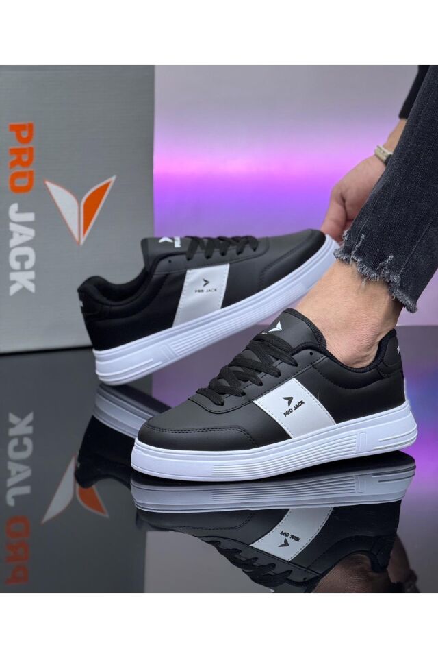 Günlük Ortepedik Sneaker Erkek Spor Ayakkabı - PJ732 Siyah - 41
