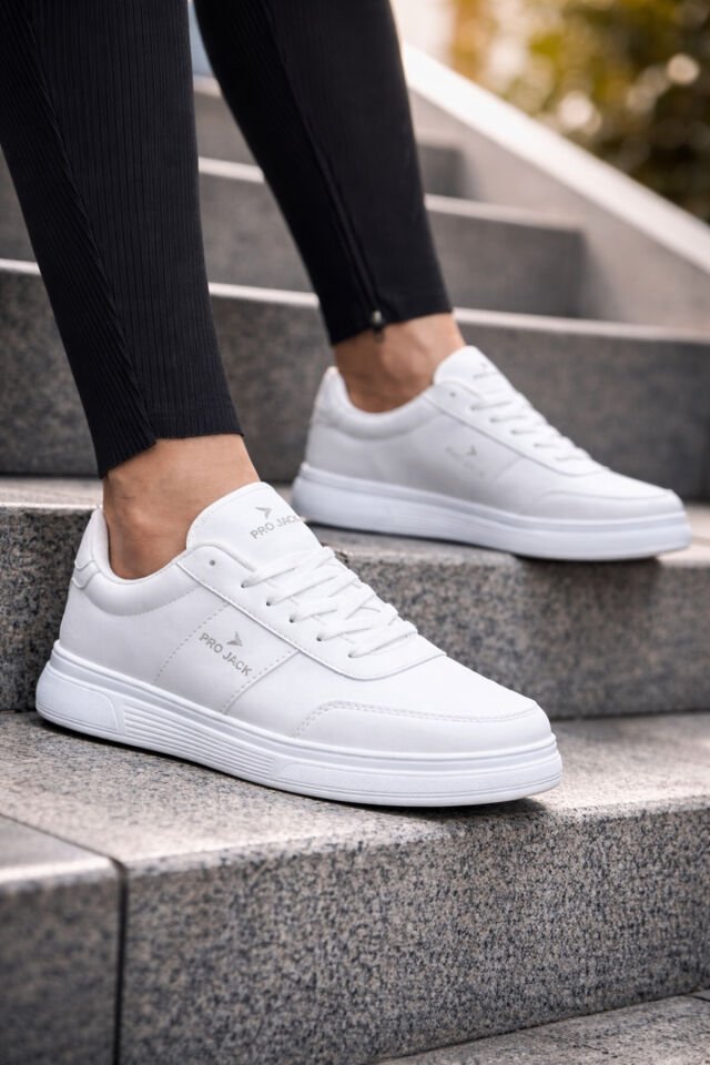 Günlük Ortepedik Sneaker Erkek Spor Ayakkabı - PJ732 Beyaz - 42